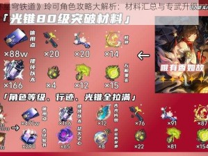 《崩坏星穹铁道》玲可角色攻略大解析：材料汇总与专武升级突破材料一览全览