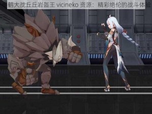 申鹤大战丘丘岩盔王 vicineko 资源：精彩绝伦的战斗体验