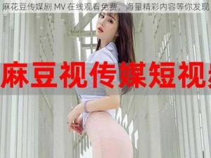 麻花豆传媒剧 MV 在线观看免费，海量精彩内容等你发现