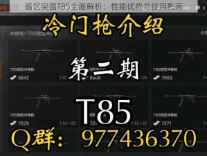 暗区突围T85全面解析：性能优势与使用指南