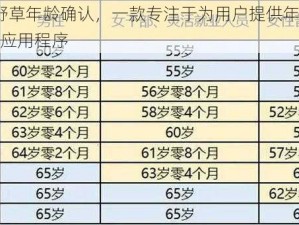 0adc 野草年龄确认，一款专注于为用户提供年龄确认服务的应用程序