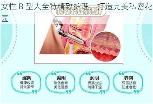 女性 B 型大全特精致护理，打造完美私密花园