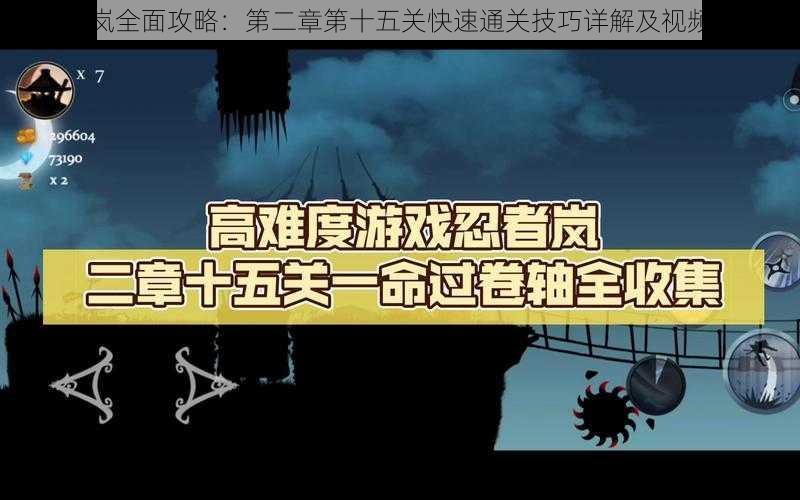 忍者岚全面攻略：第二章第十五关快速通关技巧详解及视频教程