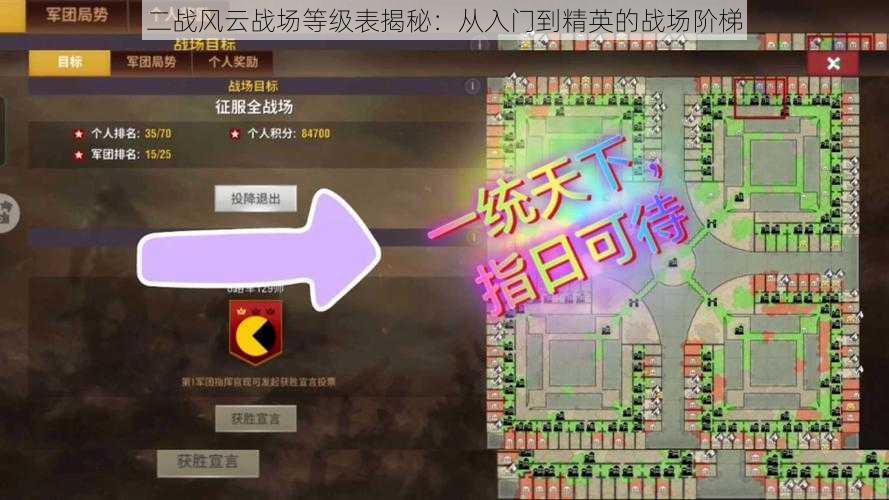 二战风云战场等级表揭秘：从入门到精英的战场阶梯