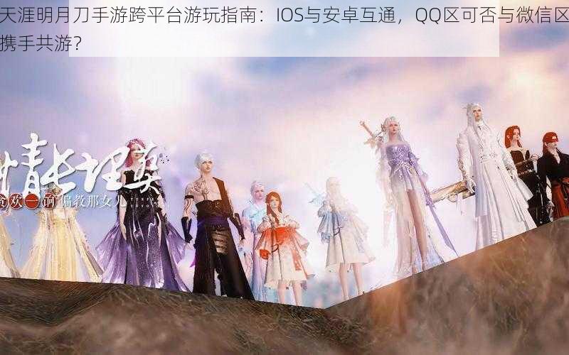 天涯明月刀手游跨平台游玩指南：IOS与安卓互通，QQ区可否与微信区携手共游？