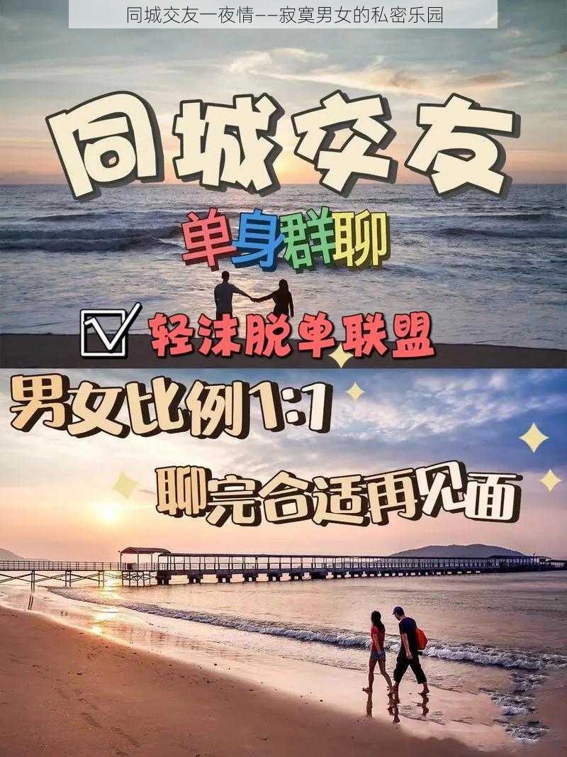 同城交友一夜情——寂寞男女的私密乐园