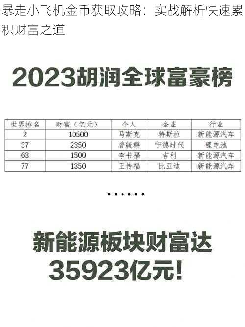 暴走小飞机金币获取攻略：实战解析快速累积财富之道