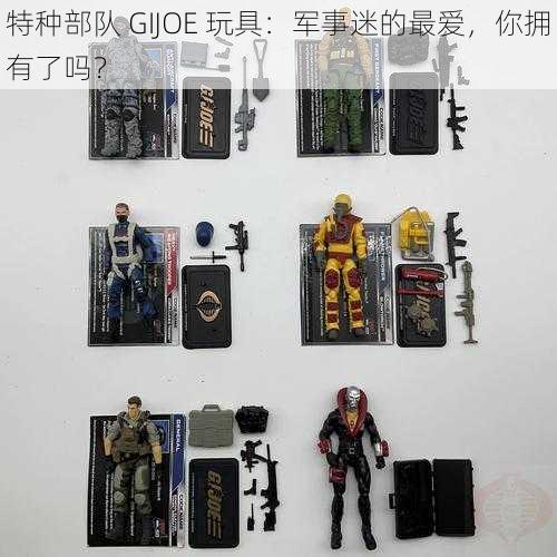 特种部队 GIJOE 玩具：军事迷的最爱，你拥有了吗？